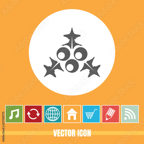 very Useful Vector Icon Of holly berry with Bonus Icons Very Useful For Mobile App, Software & Web
