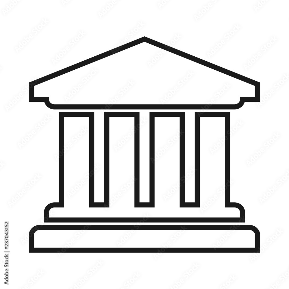 Capital Building Icon Logo