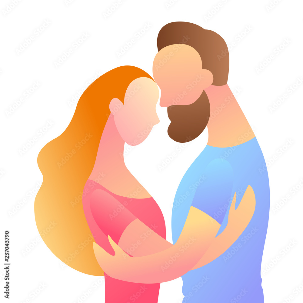 Happy Valentine Day greeting card.