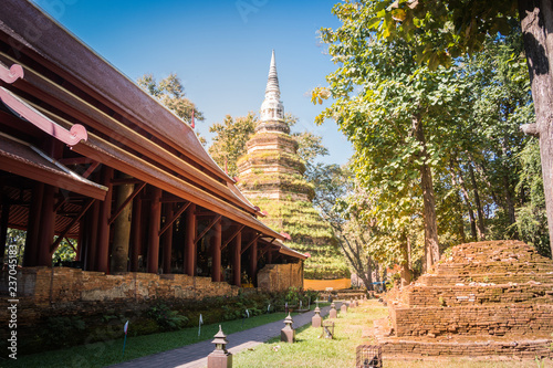 Temple Wat Chedi Luang Ancient Ruins Chiang Saen, Chiang Rai photo