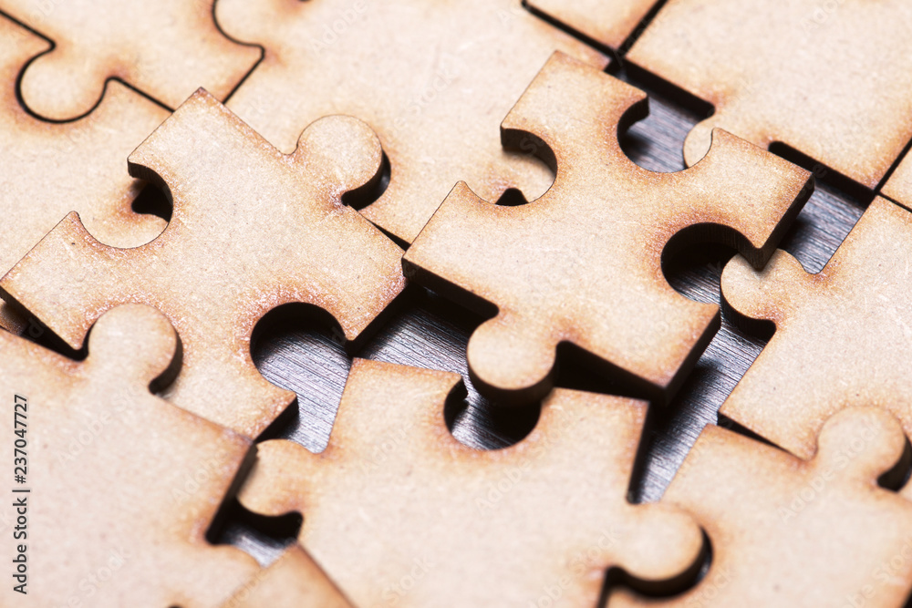 Puzzle close up