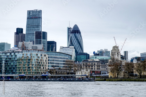London skyline river