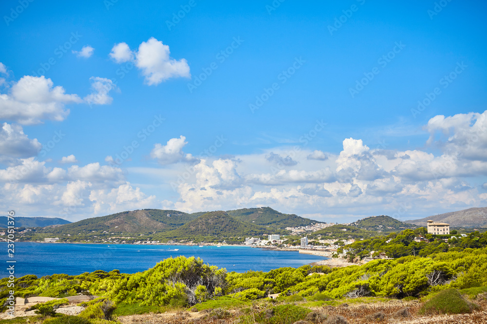 Scenic landscape of Capdepera region, Mallorca, Spain.