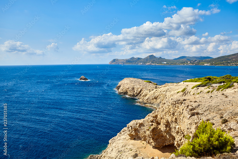 Scenic landscape of Capdepera region, Mallorca.
