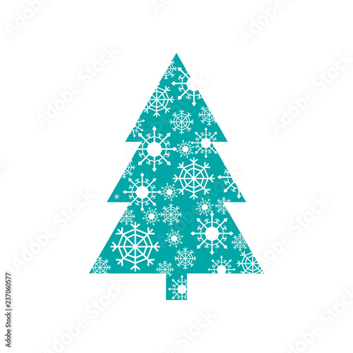The symbol of the new year is a big beautiful green Christmas tree decorated area with cute handmade toys.