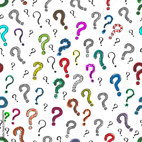 Question Mark Seamless Patt...
