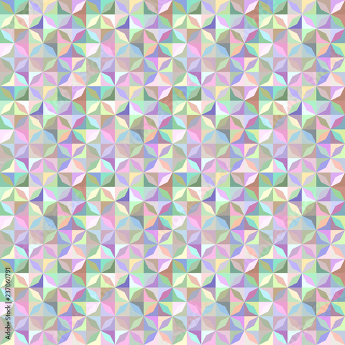 Colorful geometrical striped mosaic tile pattern background - repeatable graphic design