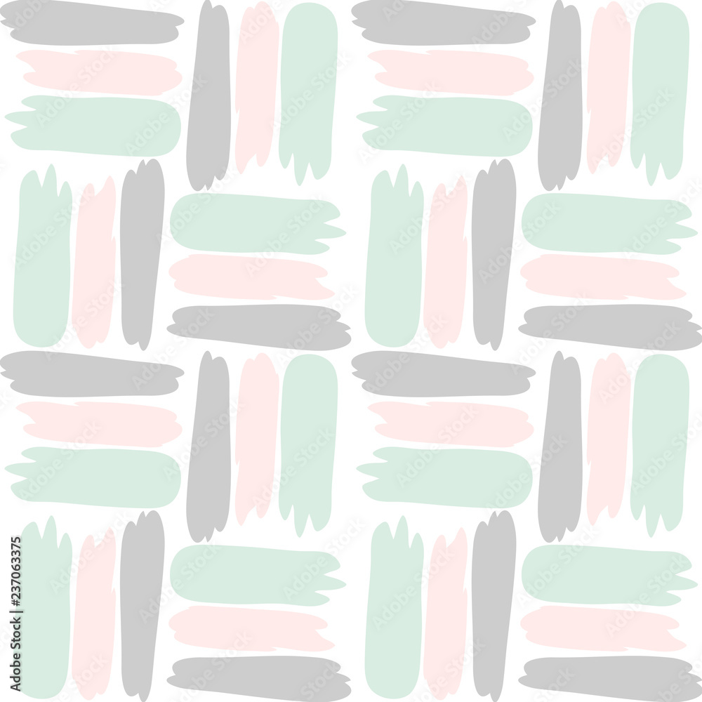 vector seamless pattern of stripes of pastel colors pink, gray, green-blue