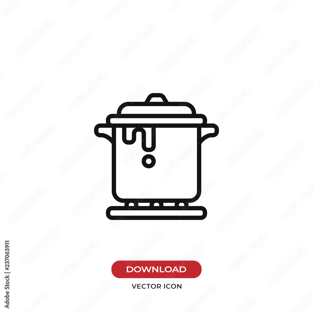 Stew vector icon Stew vector icon