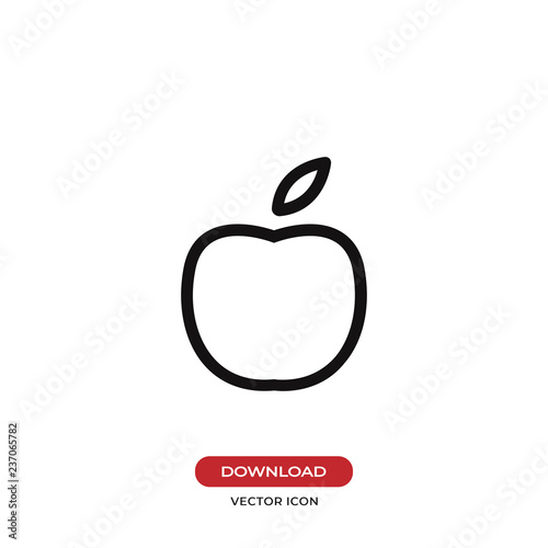 Apple vector icon