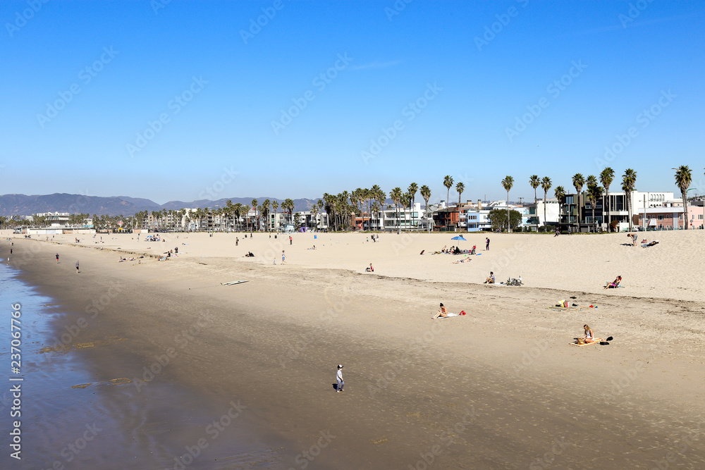 sunny day at Venice beach, California