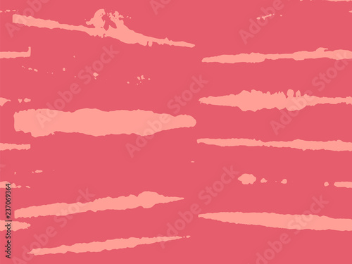 Baby Pink, Blue, Turquoise Stripes Organic Vector Seamless Geo Pattern. Fine Suit Ikat Tie Dye Wabi Sabi Traditional Winter Prints. Hand Drawn Female Fashion Design, Childrens Exotic Kimono Ornament. © graficanto