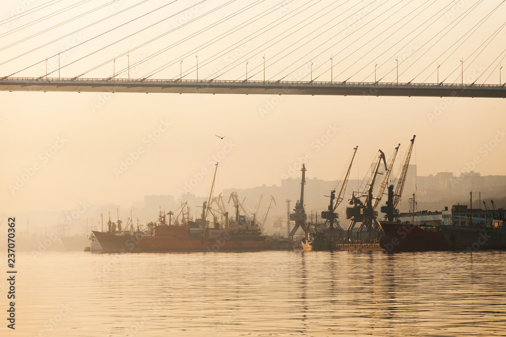Morskoy port of Vladivostok