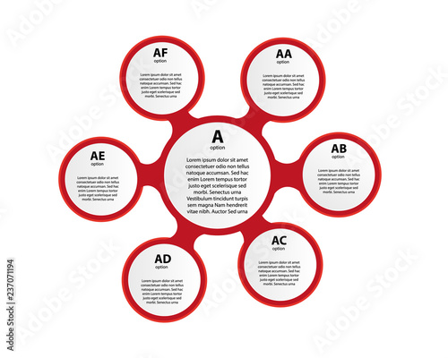 Business data visualization. Process chart. Abstract elements of graph, diagram with steps, options, parts or processes. Vector business template for presentation. Creative concept for infographic.