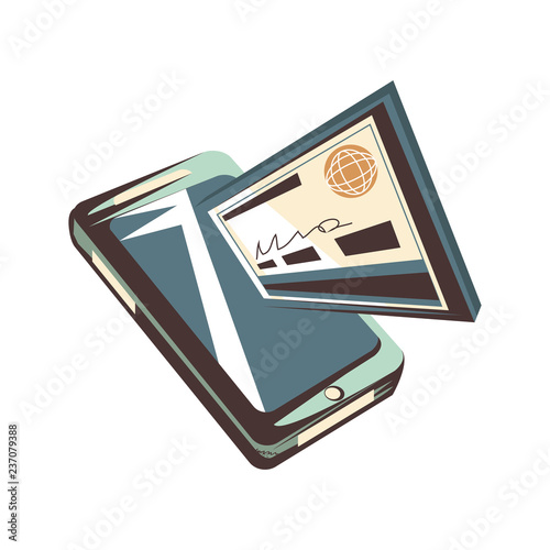 smartphone wih credit card
