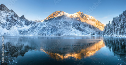 Fototapeta Naklejka Na Ścianę i Meble -  Winter mountain landscape