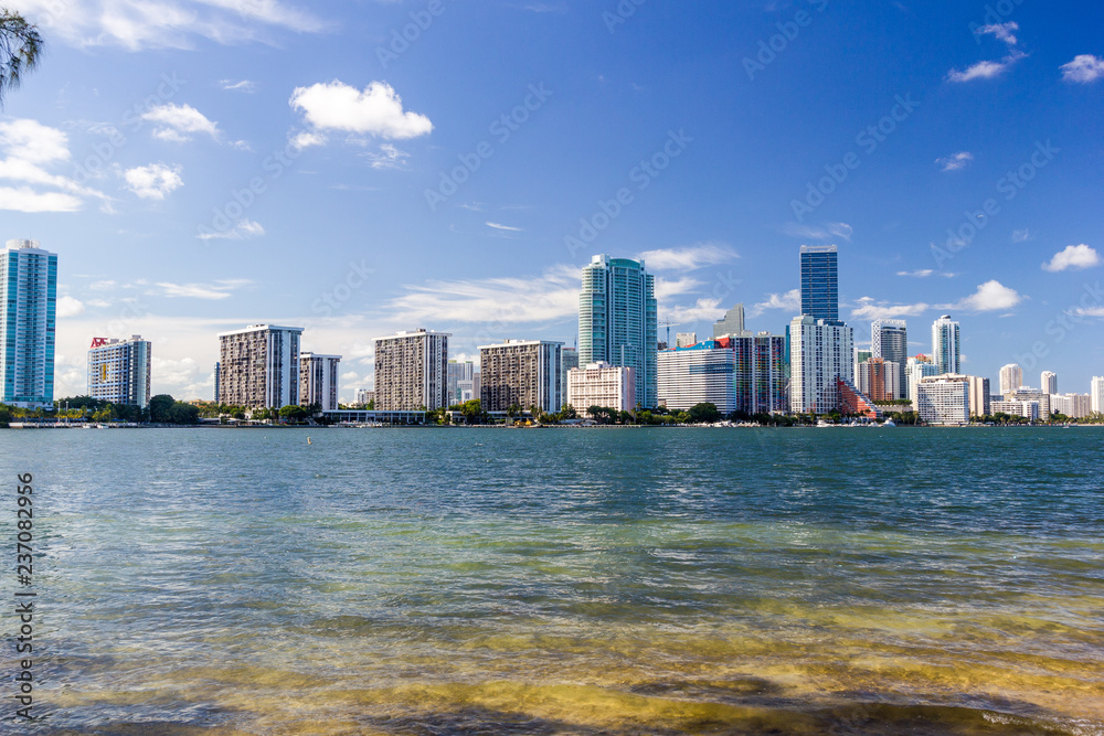 Fototapeta premium Skyline Miami Beach