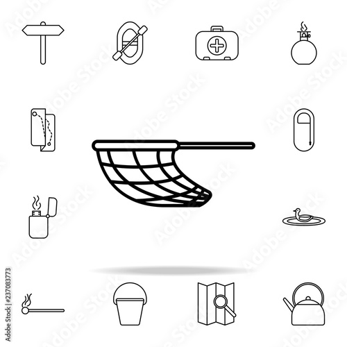 nettle line icon. camping icons universal set for web and mobile