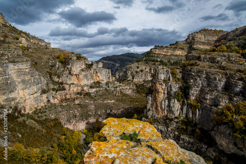 Konstfotografi Cañon del rio Leza.