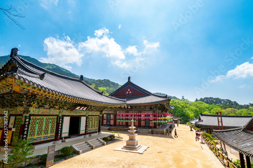 Haeinsa temple in South Korea. One of the three temple jewels of buddhist temples in Korea.