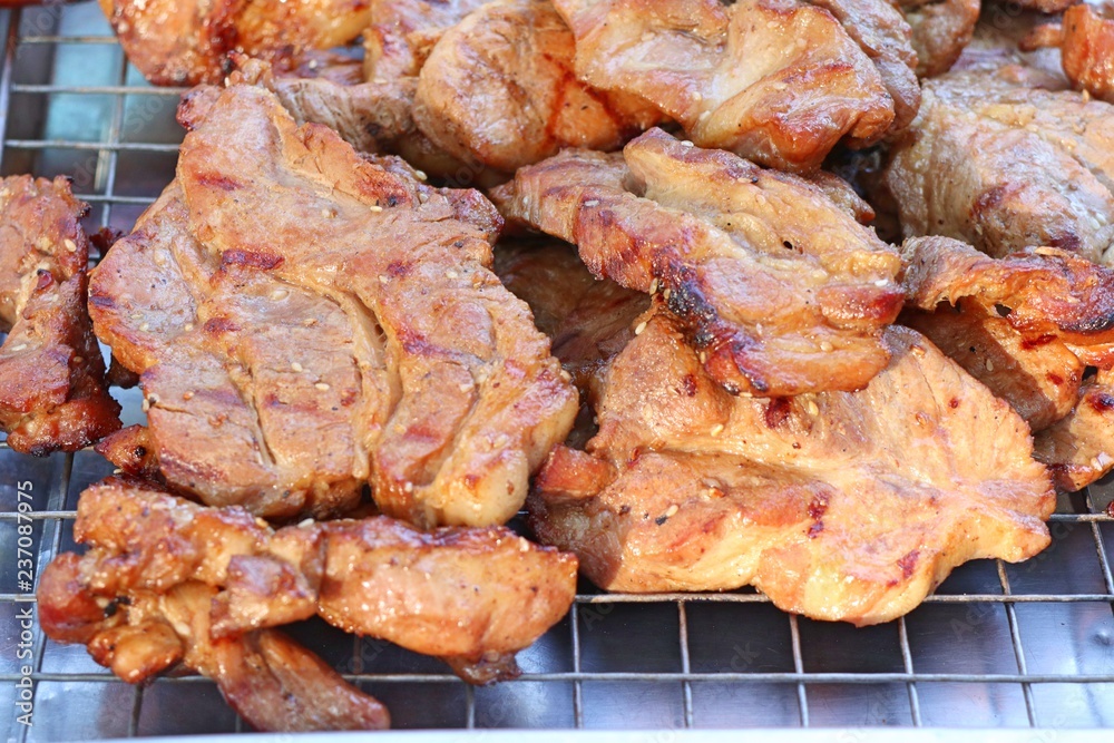 pork roast on street food