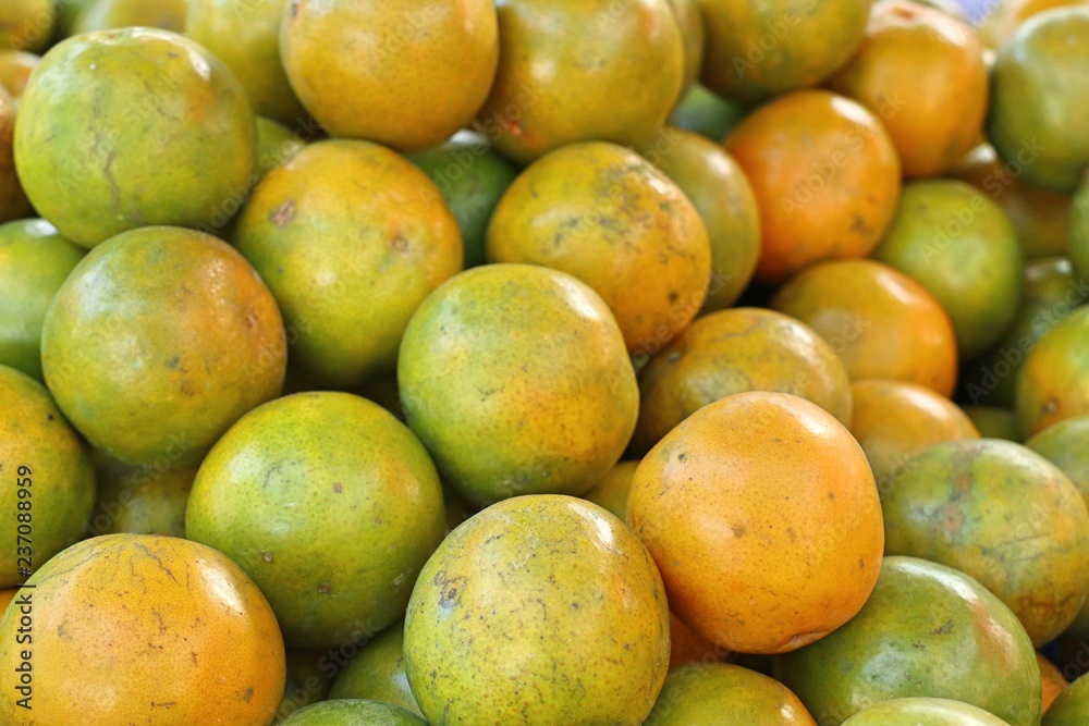 orange fruit at street food