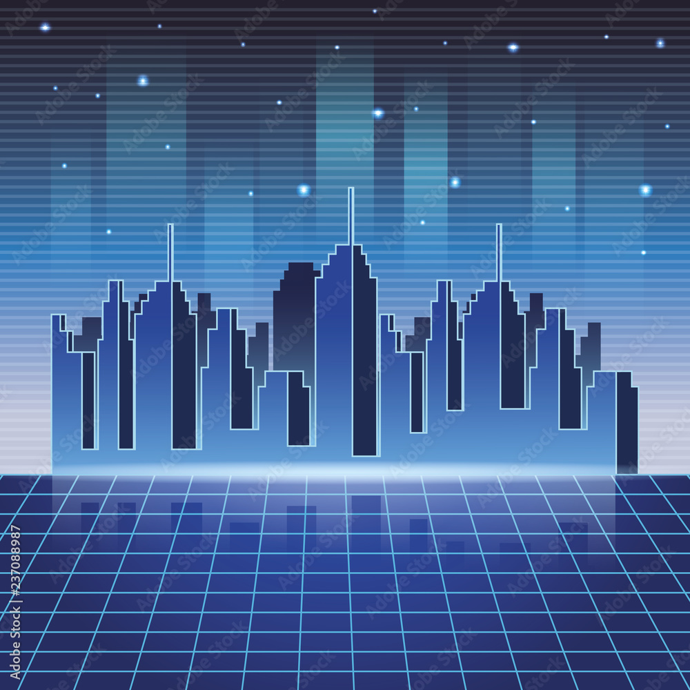 digital cityscape background digital cityscape background