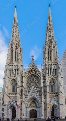 St. Patrick's Cathedral one of main one of the main Manhattan Landmarks in New York City USA