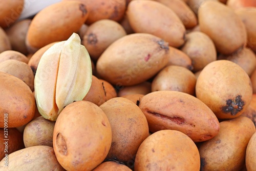 Sapodilla fruit at street food