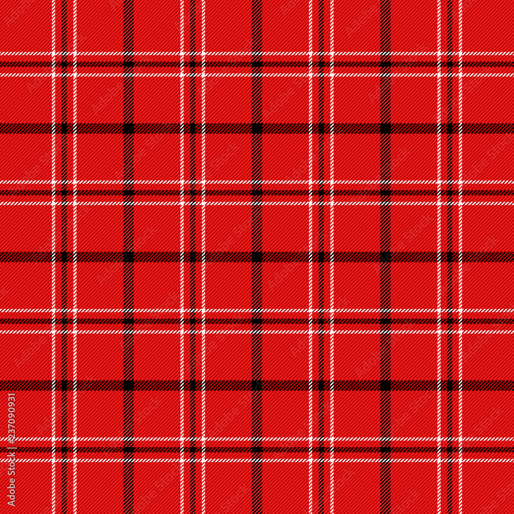 Christmas new year Tartan. Pattern Scottish cage