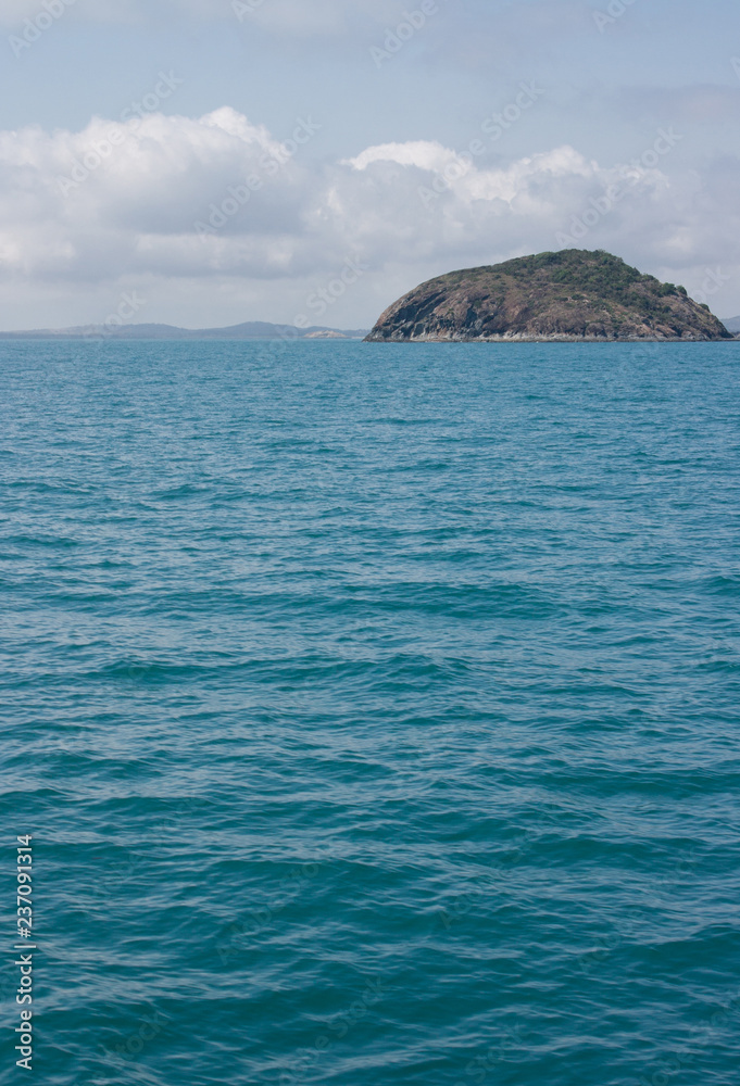 An island at the Rosslyn Bay near Yeppoon in n Capricorn area in Central Queensland, Australia