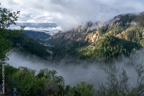 View over Oak Creek Canyon Sedona AZ