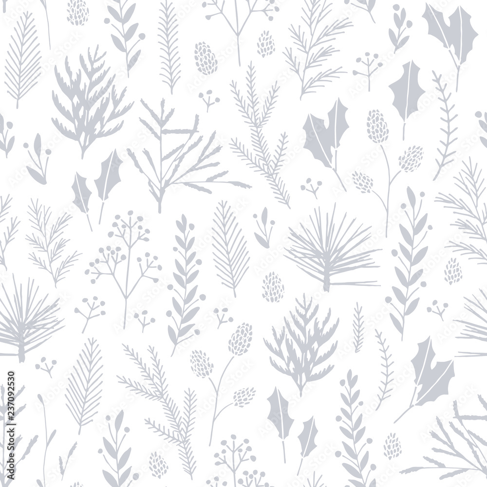 Obraz premium Seamless Christmas pattern.