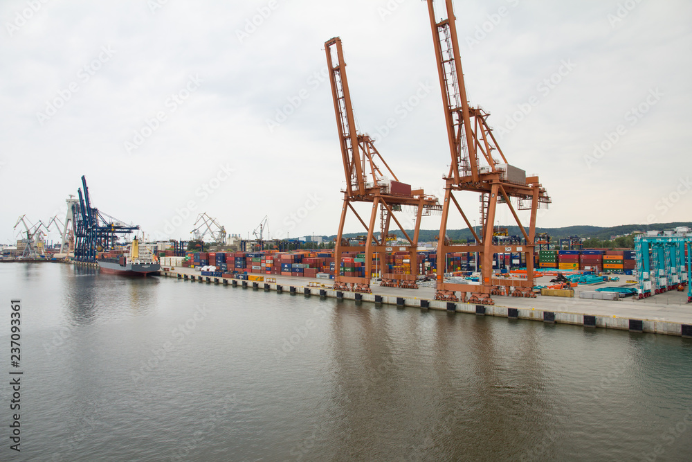 Fototapeta premium Port Gdynia