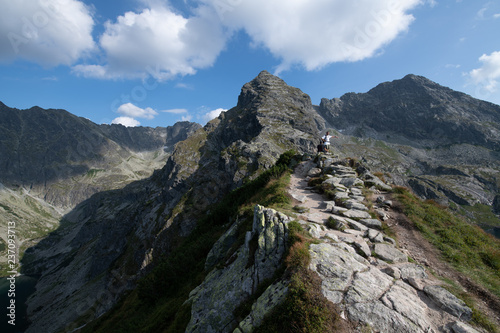 Dangerous Trail on the Ridge of mountains © Markos Loizou