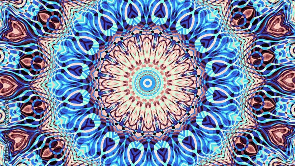 Ornate mandala loop background Ornate mandala loop background
