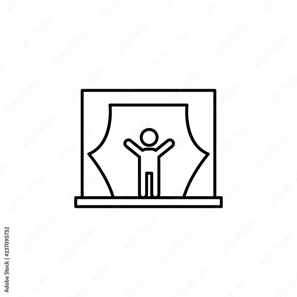 scene icon. Element of video products outline icon for mobile concept and web apps. Thin line scene icon can be used for web and mobile scene icon. Element of video products outline icon for mobile concept and web apps. Thin line scene icon can be used for web and mobile
