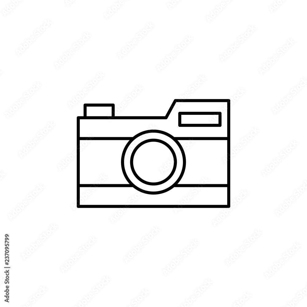 camera icon. Element of video products outline icon for mobile concept and web apps. Thin line camera icon can be used for web and mobile camera icon. Element of video products outline icon for mobile concept and web apps. Thin line camera icon can be used for web and mobile