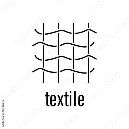 textile , fabric icon. Element of raw material with description icon for mobile concept and web apps. Outline textile , fabric icon can be used for web and mobile