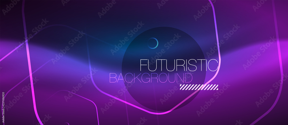 Neon glowing lines, magic energy space blue light concept, abstract background wallpaper design Neon glowing lines, magic energy space blue light concept, abstract background wallpaper design