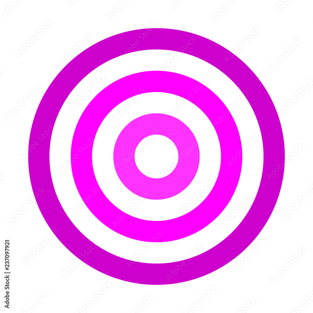Target sign - purple shades simple transparent, isolated - vector Target sign - purple shades simple transparent, isolated - vector