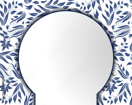 Chinese Porcelain Style Background