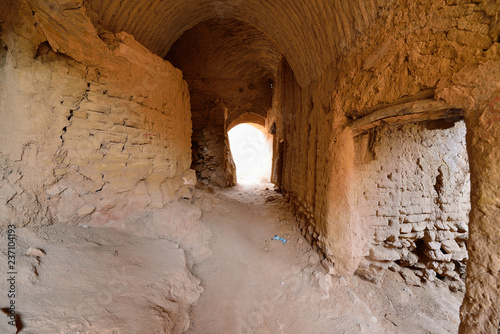 Kharanaq is 1,000 year old mud-brick village in Iran near Yazd city