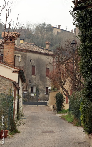 Arquà Petrarca, Italy province of Padua, where poet Francesco Petrarca lived and died photo