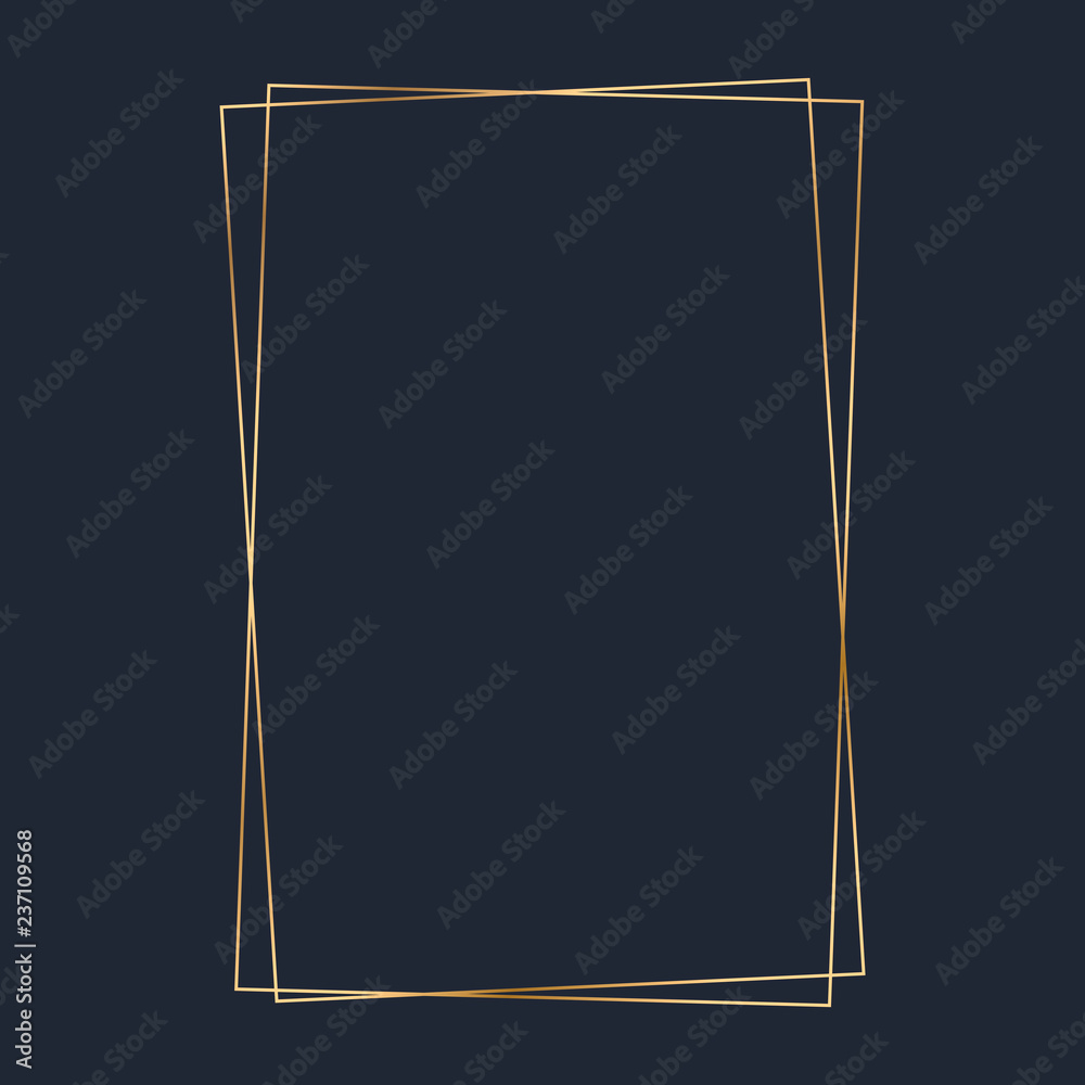 Golden rectangle frame template vector Golden rectangle frame template vector