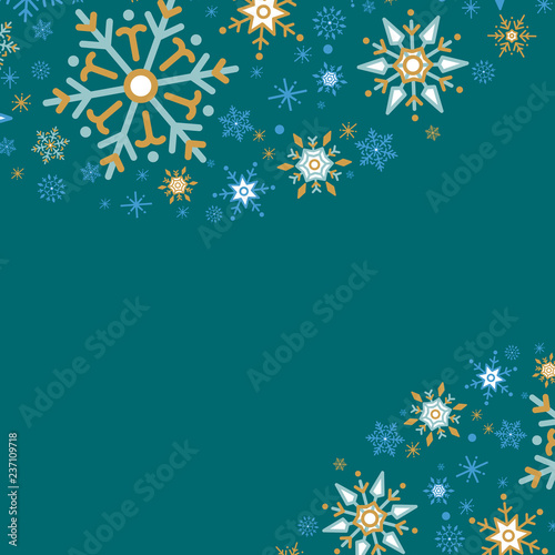 Green holiday design background vector