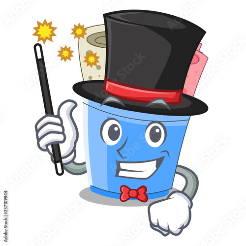 Magician ice cream roll small depth mascot