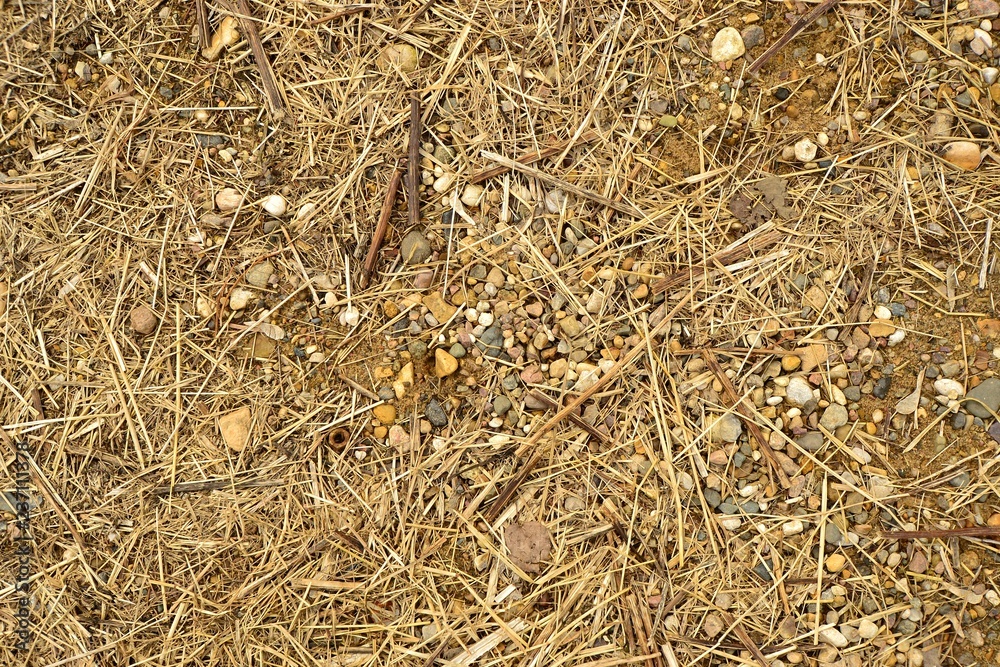 Straw, stones and sand Straw, stones and sand