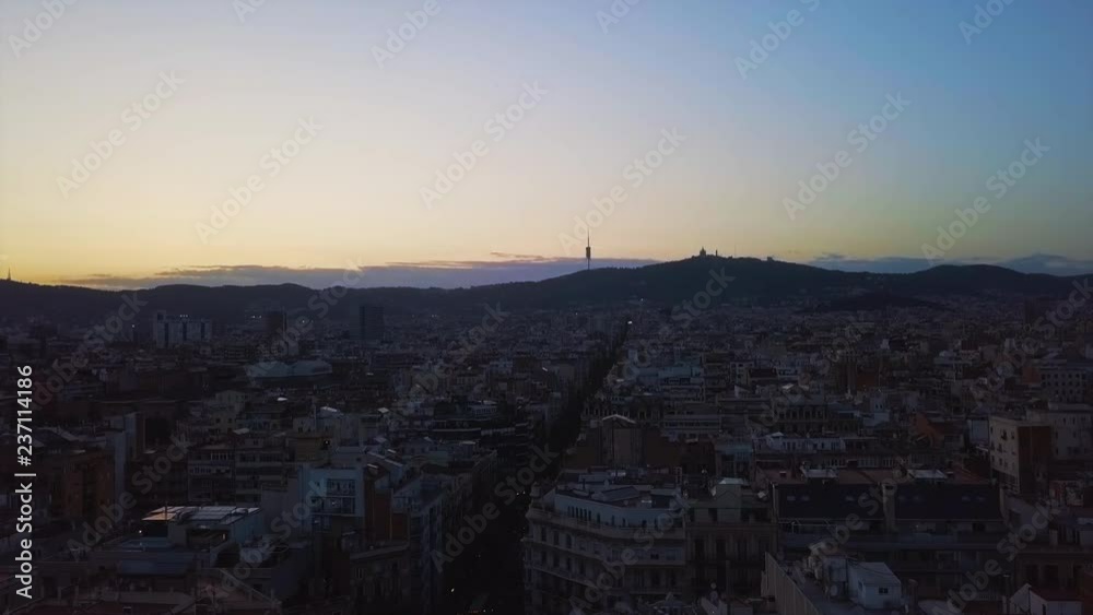 Aerial Lockdown: Beautiful City and Horizon Aerial Lockdown: Beautiful City and Horizon