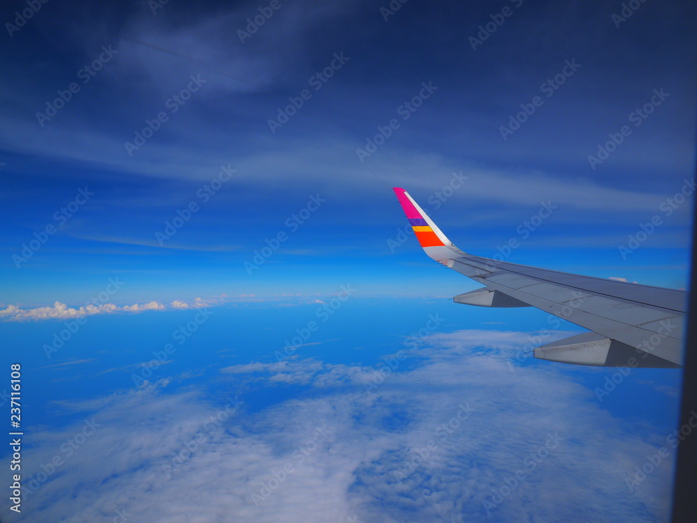Sky scape from airplane Sky scape from airplane